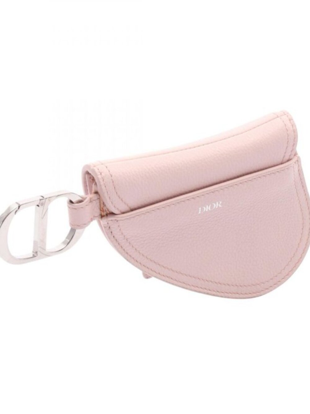 ★SOLD★ Dior Pouch Saddle Baby Pink Leather Coin Case - Picture 2 of 8